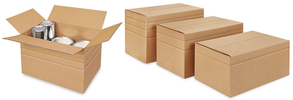 multi depth corrugated boxes